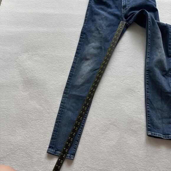 Levis Made and Crafted Japan Fabric Women’s 28x30 721 Blue Jean High Rise Skinny - Picture 13 of 16